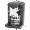 FABER SLOT INOX - MACCHINA PER CAFFE'' CON PRESSACIALDA IN OTTONE - TELAIO IN METALLO NERO E FRONTALE IN ACCIAIO