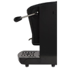 FABER SLOT PLAST BASIC - MACCHINA PER CAFFE'' CON PRESSACIALDA IN OTTONE - TELAIO IN METALLO NERO E FRONTALE IN POLICARBONATO NERO