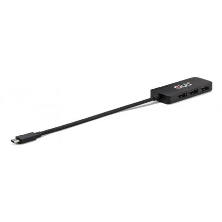 CLUB3D CSV-1553 hub di interfaccia USB tipo-C Nero (Club3D MST-Hub USB 3.2 Typ C > 3x DP)
