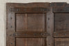 Biscottini Porta portone in legno massello e ferro da interno o da esterno vecchia e antica medievale scorrevole