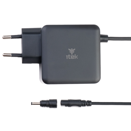 Alimentatore Universale per Notebook - 65W- Tecnologia GaN- Super Slim- 8 connettori