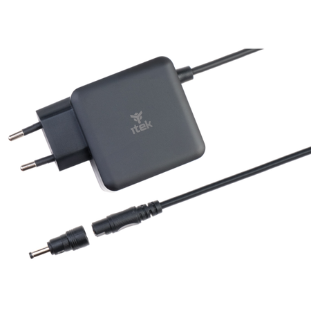 Alimentatore Universale per Notebook - 65W- Tecnologia GaN- Super Slim- 8 connettori