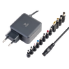 Alimentatore Universale per Notebook - 65W- Tecnologia GaN- Super Slim- 8 connettori