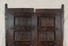 Biscottini Porta portone in legno massello e ferro da interno o da esterno vecchia e antica medievale scorrevole