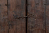 Biscottini Porta portone in legno massello e ferro da interno o da esterno vecchia e antica medievale scorrevole
