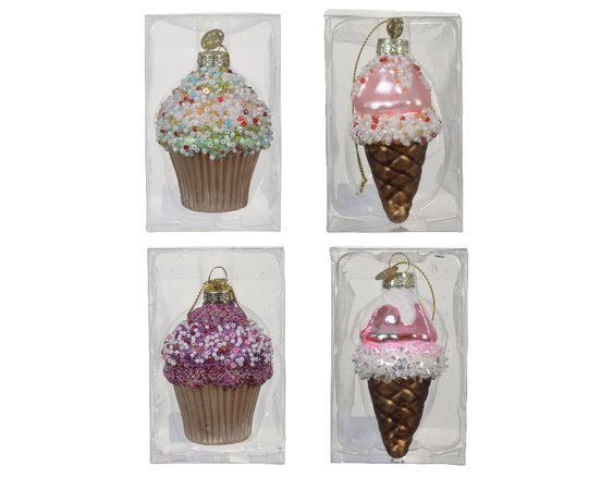 Pendaglio con addobbi per albero con decorazione natalizia da 7 cm