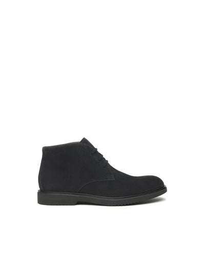 Nero Giardini polacchini in camoscio blu I500850U200