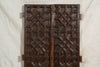 Biscottini Porta portone in legno massello e ferro da interno o da esterno vecchia e antica medievale scorrevole