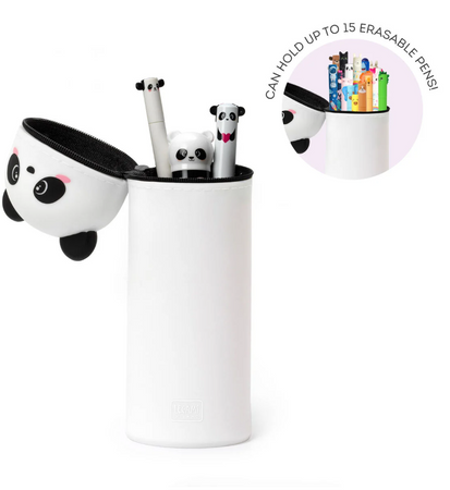 Legami Kawaii, Astuccio 2 in 1 in Morbido Silicone, Panda