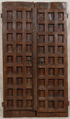 Biscottini Porta portone in legno massello e ferro da interno o da esterno vecchia e antica medievale scorrevole