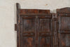 Biscottini Porta portone in legno massello e ferro da interno o da esterno vecchia e antica medievale scorrevole