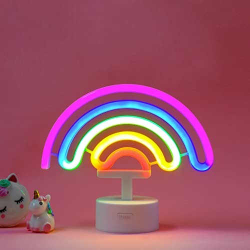 Legami, Lampada Led Effetto Neon, Tema Rainbow
