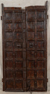 Biscottini Porta portone in legno massello e ferro da interno o da esterno vecchia e antica medievale scorrevole