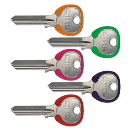Chiave Silca Silky UL050DZ Grezza in ottone con testa colorata Assortita