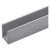 Profilo canalina Tipo 'U' mm8x8x1mt col.argento