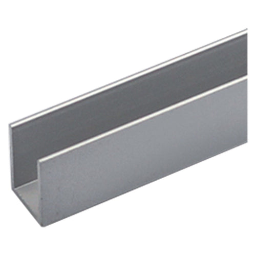 Profilo canalina Tipo 'U' mm8x8x1mt col.argento
