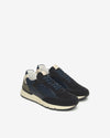 Nero Giardini sneakers uomo in camoscio e tessuto blu I500871U200