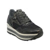 NEROGIARDINI Scarpa donna in pelle nero e grigio A908911D 105