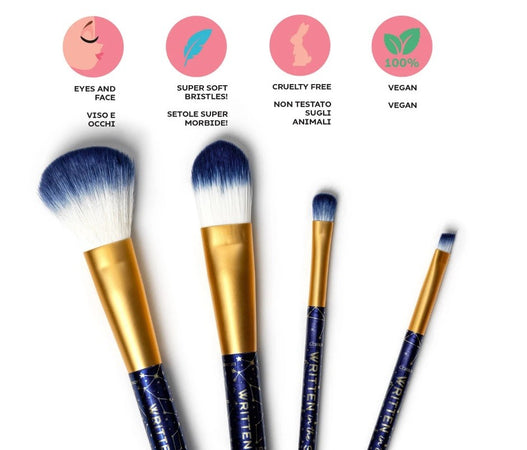 Legami, Set di 4 Pennelli per il Trucco, tema Stars