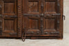 Biscottini Porta portone in legno massello e ferro da interno o da esterno vecchia e antica medievale scorrevole