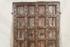 Biscottini Porta portone in legno massello e ferro da interno o da esterno vecchia e antica medievale scorrevole