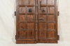 Biscottini Porta portone in legno massello e ferro da interno o da esterno vecchia e antica medievale scorrevole