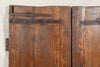 Biscottini Porta portone in legno massello e ferro da interno o da esterno vecchia e antica medievale scorrevole