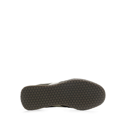 Kehnoo sneakers uomo in camoscio lichen ice KM9774