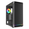 SHARKOON CASE AK4W ATX RGB STRIP BLACK