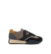 Kehnoo uomo sneakers in tessuto black taupe KM9730