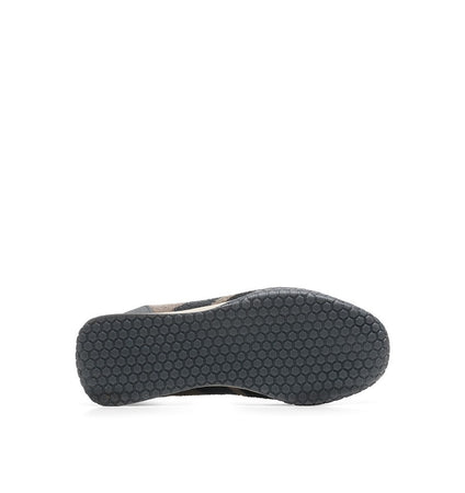 Kehnoo uomo sneakers in tessuto black taupe KM9730