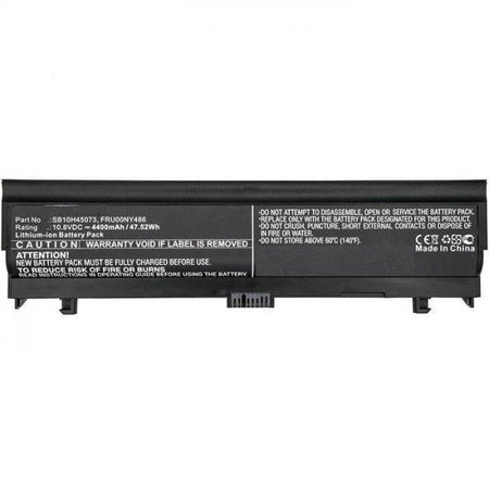 CoreParts 00NY488-CP ricambio per laptop Batteria (Laptop Battery, 48Wh Li-ion - 10-8V 4400mAh, Black, 00NY488 - for Lenovo Thinkpad L560 - Warranty: 12M)