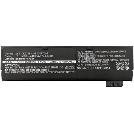CoreParts 01AV425-CP ricambio per laptop Batteria (Laptop Battery, 49Wh Li-ion - 11.1V 4400mAh, Black, 01AV425 - for Lenovo Thinkpad P51S, Thinkpad T570, 61+version - Warranty: 12M)