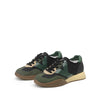 Kehnoo sneakers uomo in camoscio tessuto black military KM9718