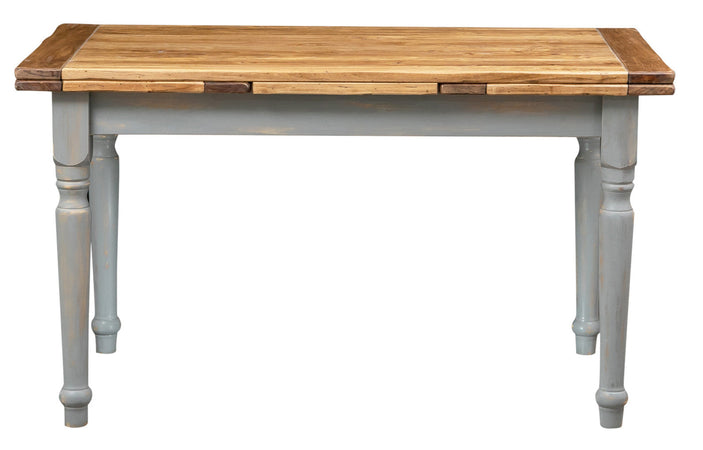 Biscottini Tavolo allungabile Country Biscottini legno tiglio grigio anticato naturale