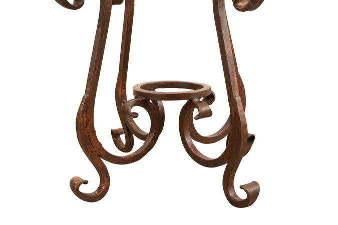 Biscottini Biscottini Base Tavolo Ferro Battuto Diametro 62 Altezza 59 Robusta Shabby