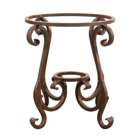 Biscottini Biscottini Base Tavolo Ferro Battuto Diametro 62 Altezza 59 Robusta Shabby