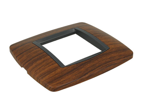 SANDASDON Placca Bombe 2M Colore Radica Compatibile Con Bticino Living International