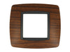 SANDASDON Placca Bombe 2M Colore Radica Compatibile Con Bticino Living International