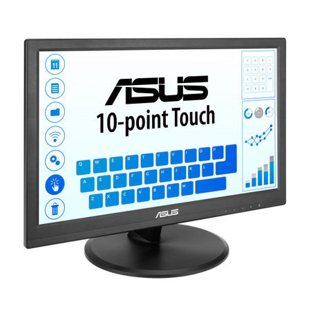 ASUS MONITOR TOUCH 15,6 LED TN 16:9 1366X768 220 CDM, VGA/HDMI, 10 TOCCHI