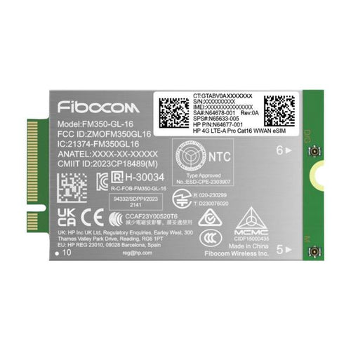 4G LTE-Advanced Pro WWAN for