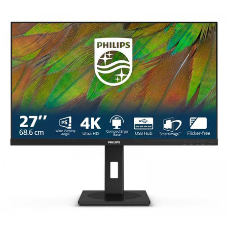 PHILIPS MONITOR 27 LED IPS 4K UHD 4MS 350 CDM, PIVOT, DP/HDMI, MULTIMEDIALE