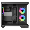 Case DARK CAVE DS - Gaming Tower- ATX- 3x12cm ARGB fan- 2xUSB3- Type-C- Side & Front Panel Temp Glass