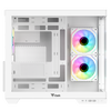 Case DARK CAVE DS - Gaming Tower- ATX- 3x12cm ARGB fan- 2xUSB3- Type-C- Side & Front Panel Temp Glass- White Edition