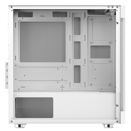 Case PROMESH 35W - Gaming Office Mini Tower mATX- Type-C- 2xUSB3- 3 Lati MESH- White Edition