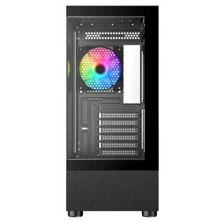 ITEK CASE SHOWBUI 33B, GAMING TOWER ATX, 12CM ARGB FAN, USB3, SIDE FRONT PANEL TEMP GLASS