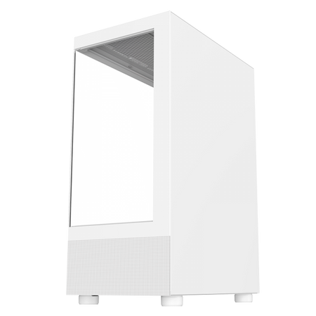 Case SHOWBUI 33W - Gaming Tower ATX- 12cm ARGB fan- USB3- Side & Front Panel Temp Glass- White Edition