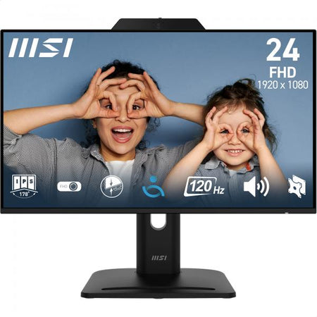 MSI MONITOR 23,8 LED IPS 16:9 FHD 120Hz 300 CDM, WEBCAM, PIVOT, VGA/DP/HDMI, MULTIMEDIALE