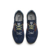Kehnoo sneakers uomo in camoscio e tessuto navy bordeaux KM9775