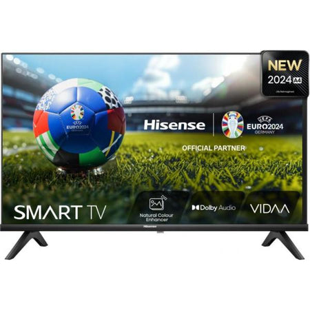 Televisore Hisense 32E43NT - Display 32 pollici Led - 1366x768 HD Ready - DVB-T2/C/S2 - Slot CI+, 2x HDMI, 2x USB, Lan, Wifi - VIDAA Smart OS - Vesa - Nero - Garanzia Italia